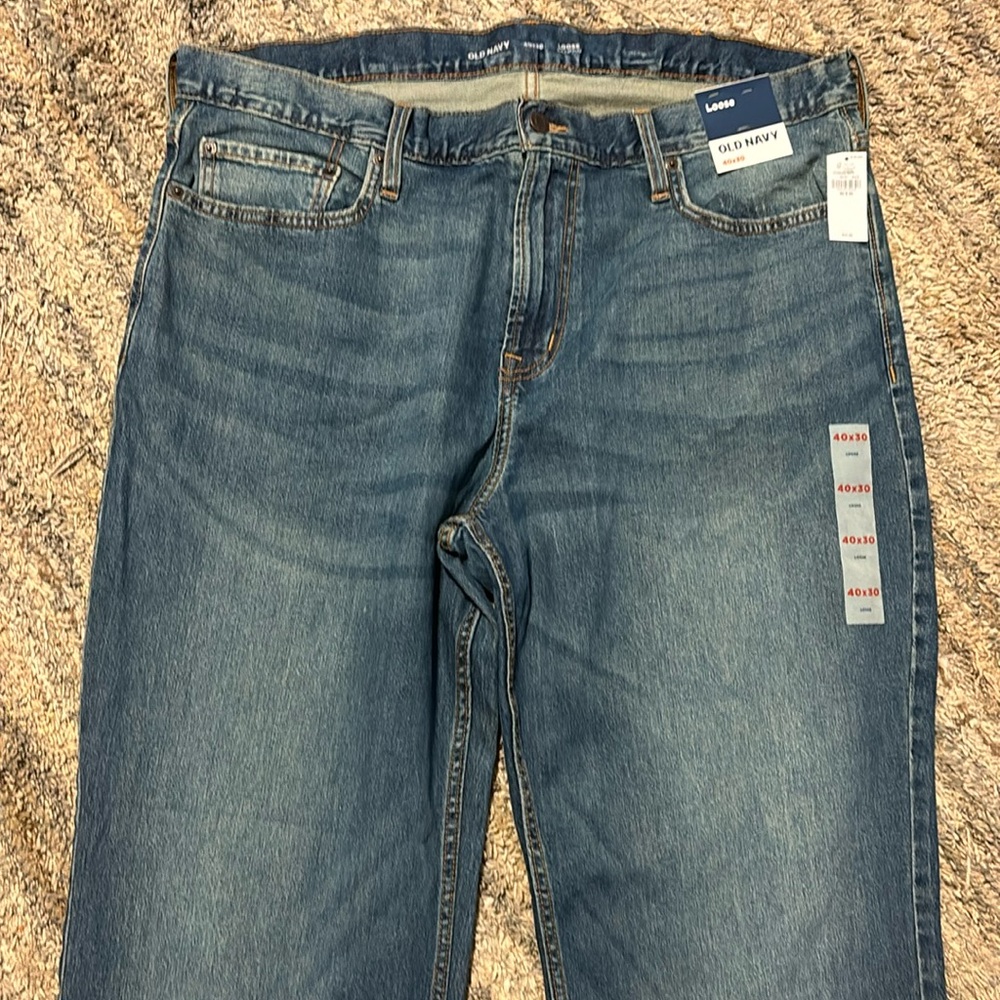 Old Navy Men’s jeans 40x30 NWT loose fit